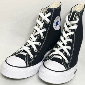 Converse Chuck Taylor All Star Hidden Wedge Platform High Top Sneakers Women's 8